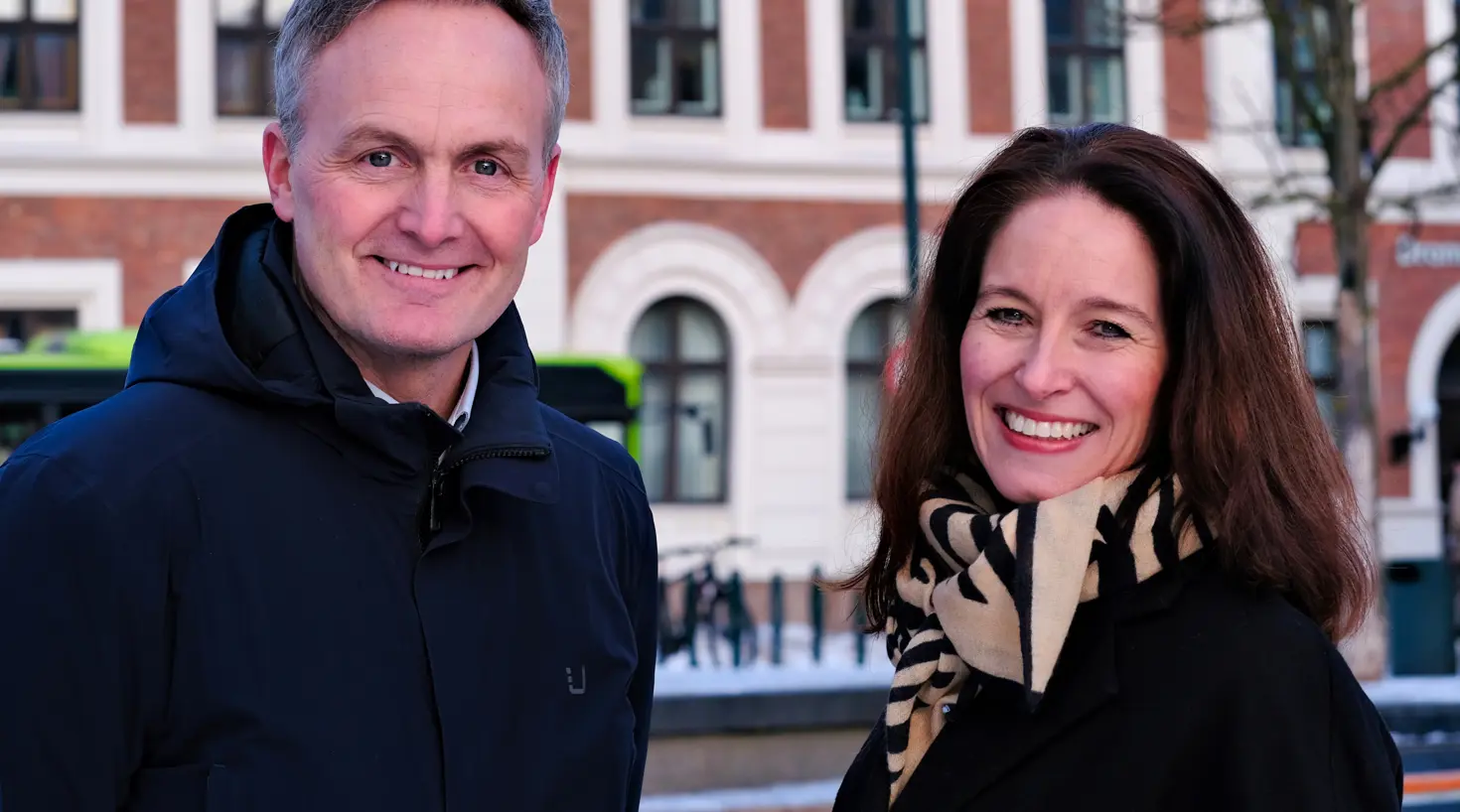 Steinar og Pia er glade for å kunne ønske de nye kollegaene velkommen.